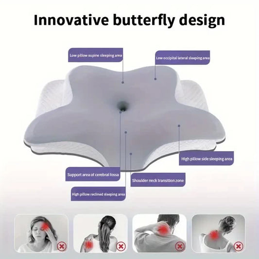 Memory Foam Pillows Butterfly Shaped