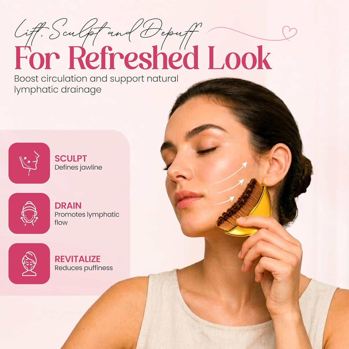 Lymphatic Contour Face Brush