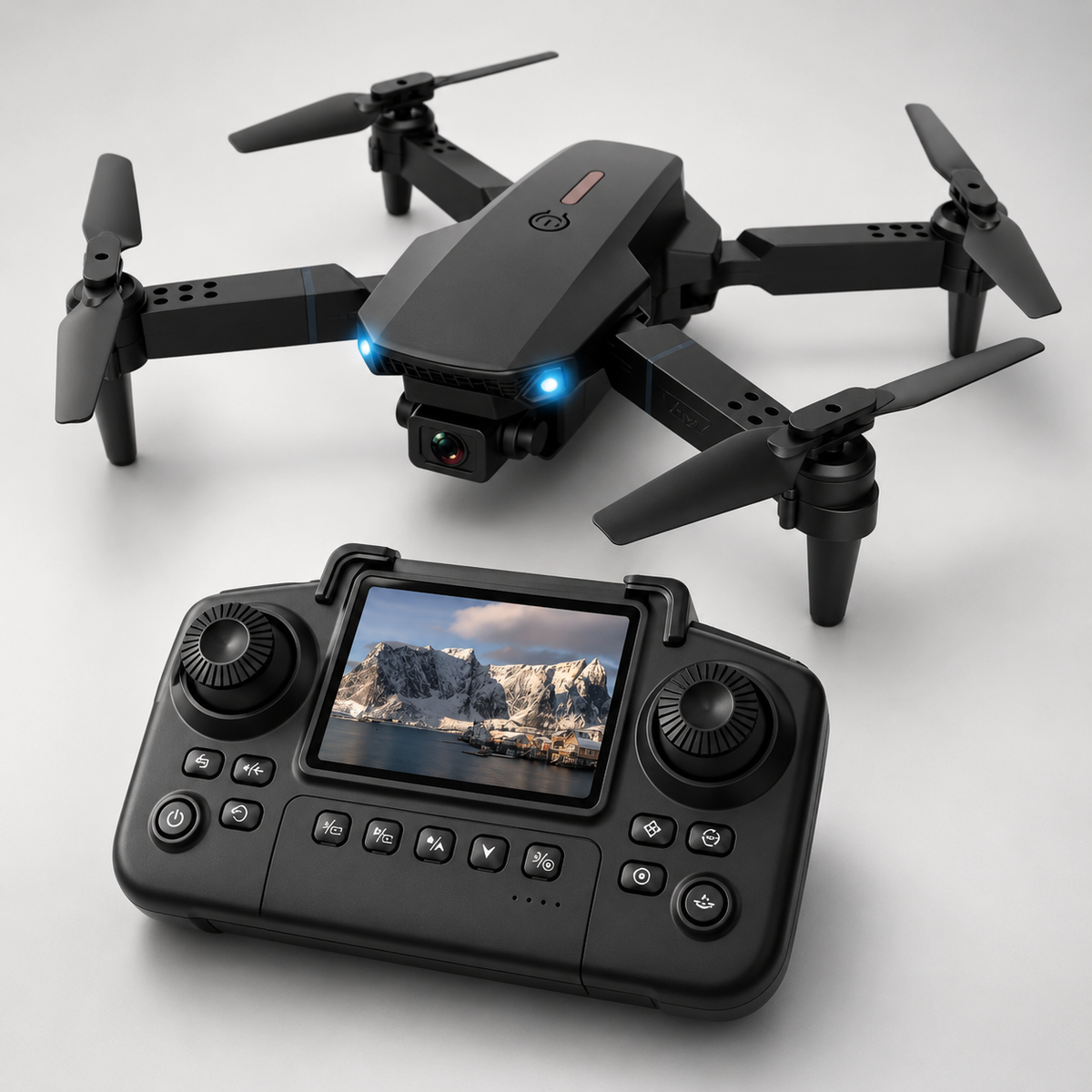 E99PRO MAX Drone Features Dual 8K Cameras, In-Screen Remote Control