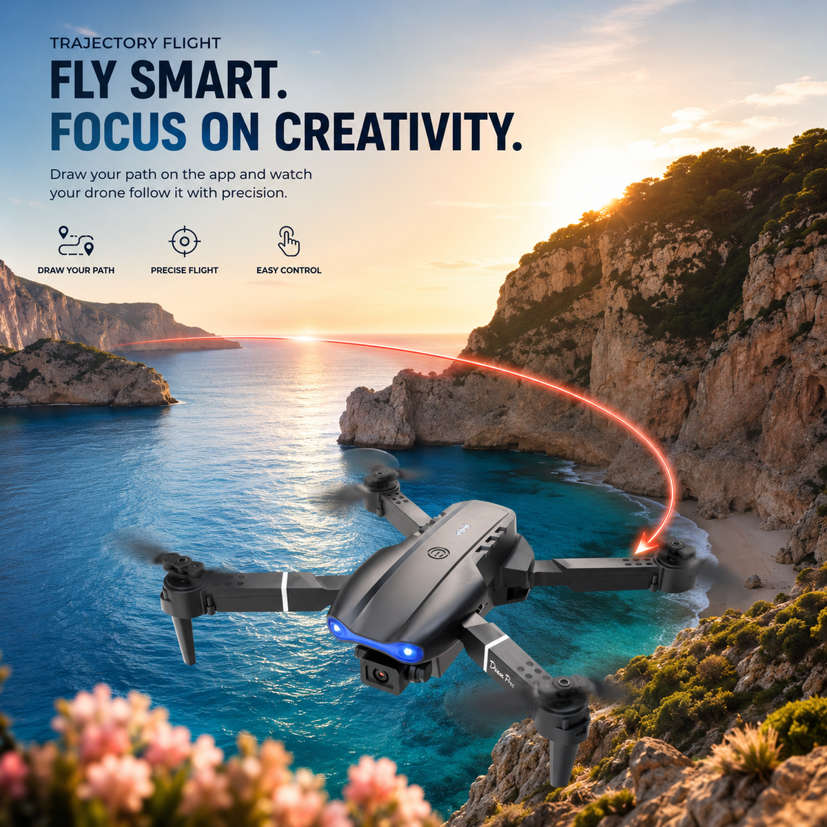 E99PRO MAX Drone Features Dual 8K Cameras, In-Screen Remote Control