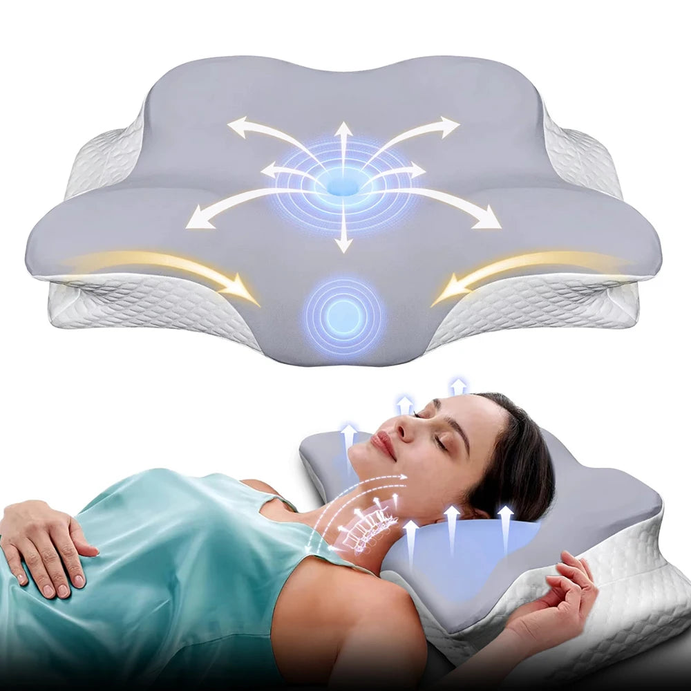Memory Foam Pillows Butterfly Shaped